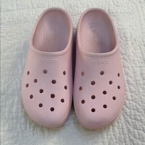 Crocs Pink Clogs Low Profile